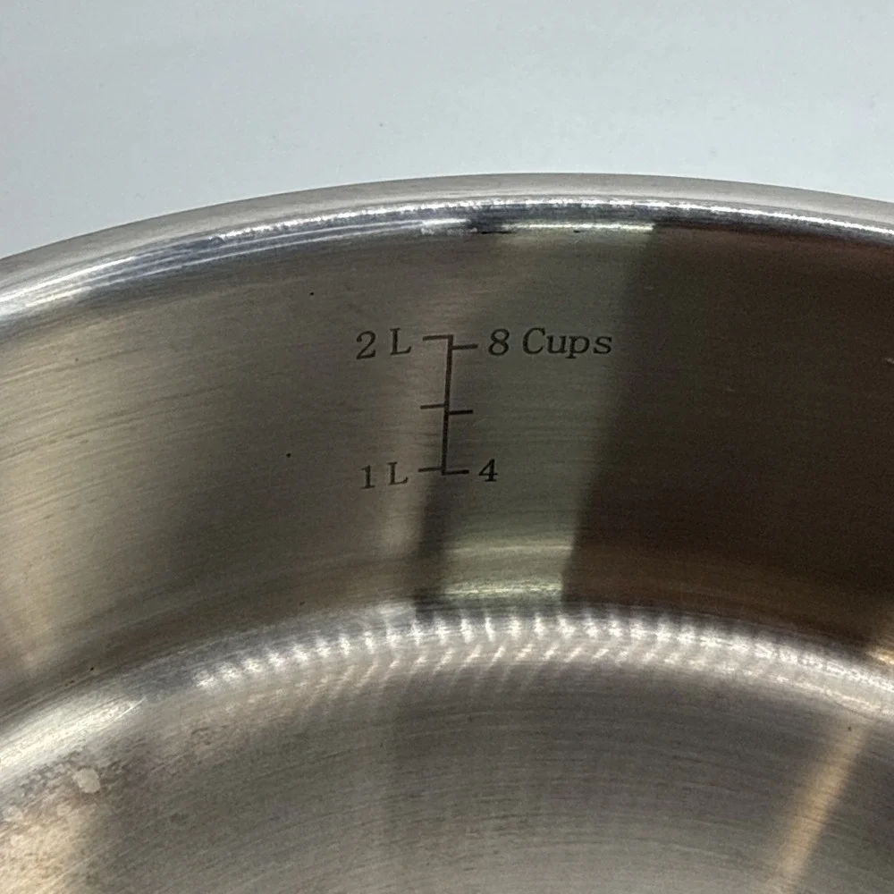 Cuisinart High Impact Bonded Base Induction 3-Pc Saucepan Set White/Gold lids